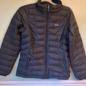 Patagonia Black Puffer Jacket Lightweight Insulated Coat kids size XL